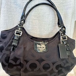 Vintage coach sateen purse